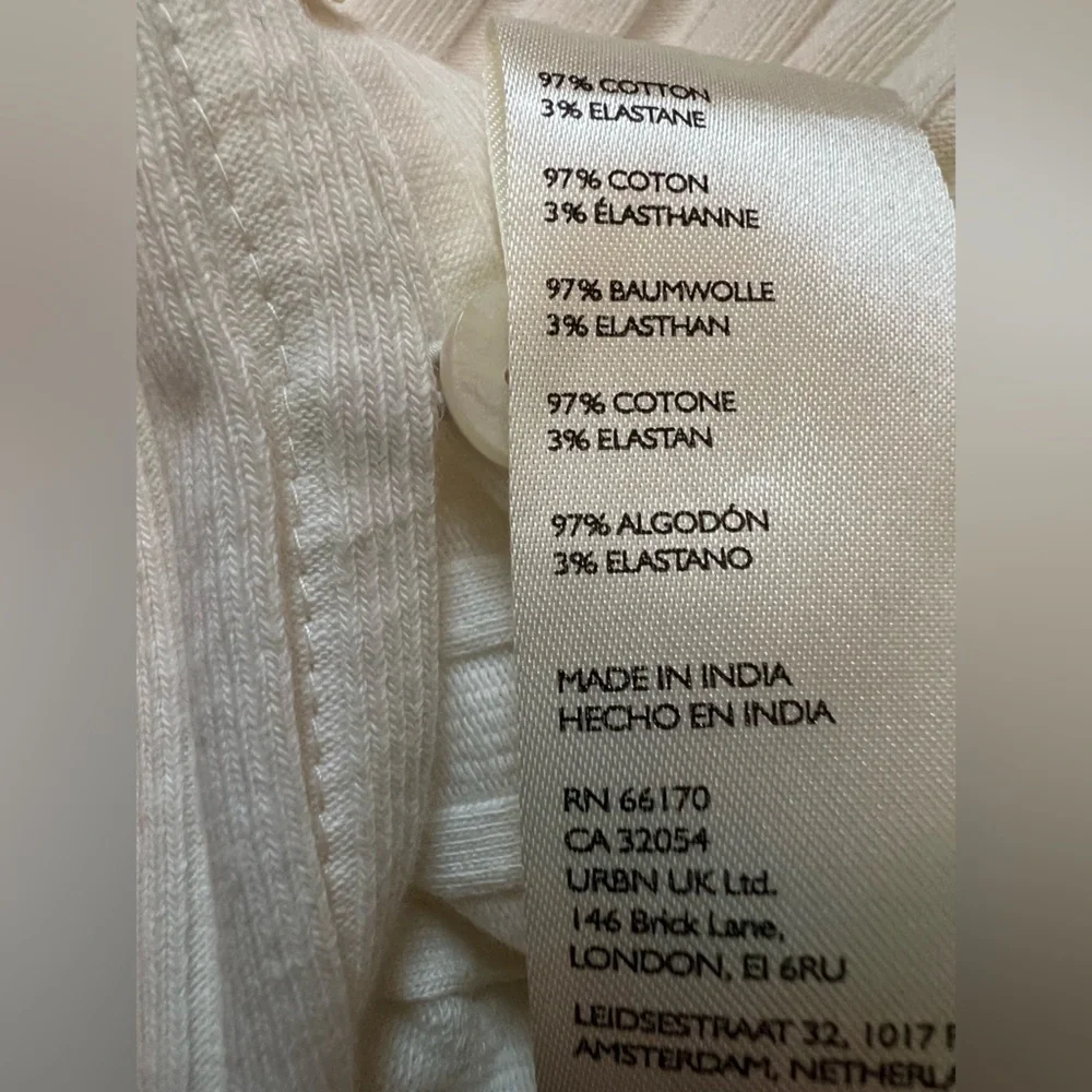 Free People Tilly Long Sleeve Cardigan in Ivory XS NWT